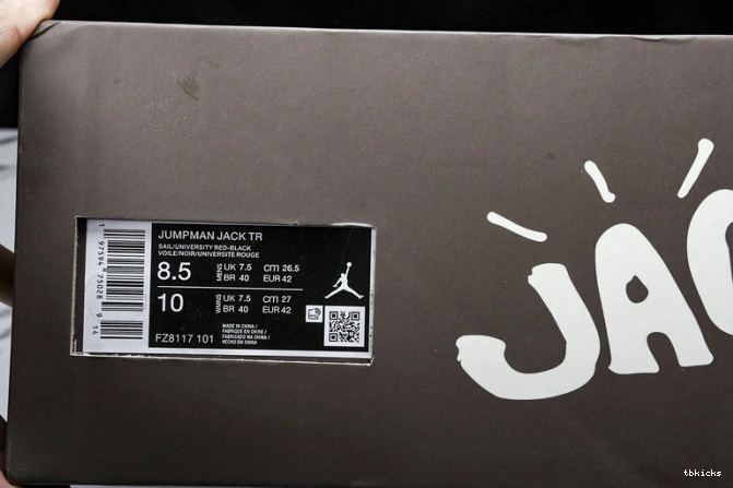 Cheap TBK Jack x FZ8117-101 University Scott TR Travis Jordan Jumpman Red 0813